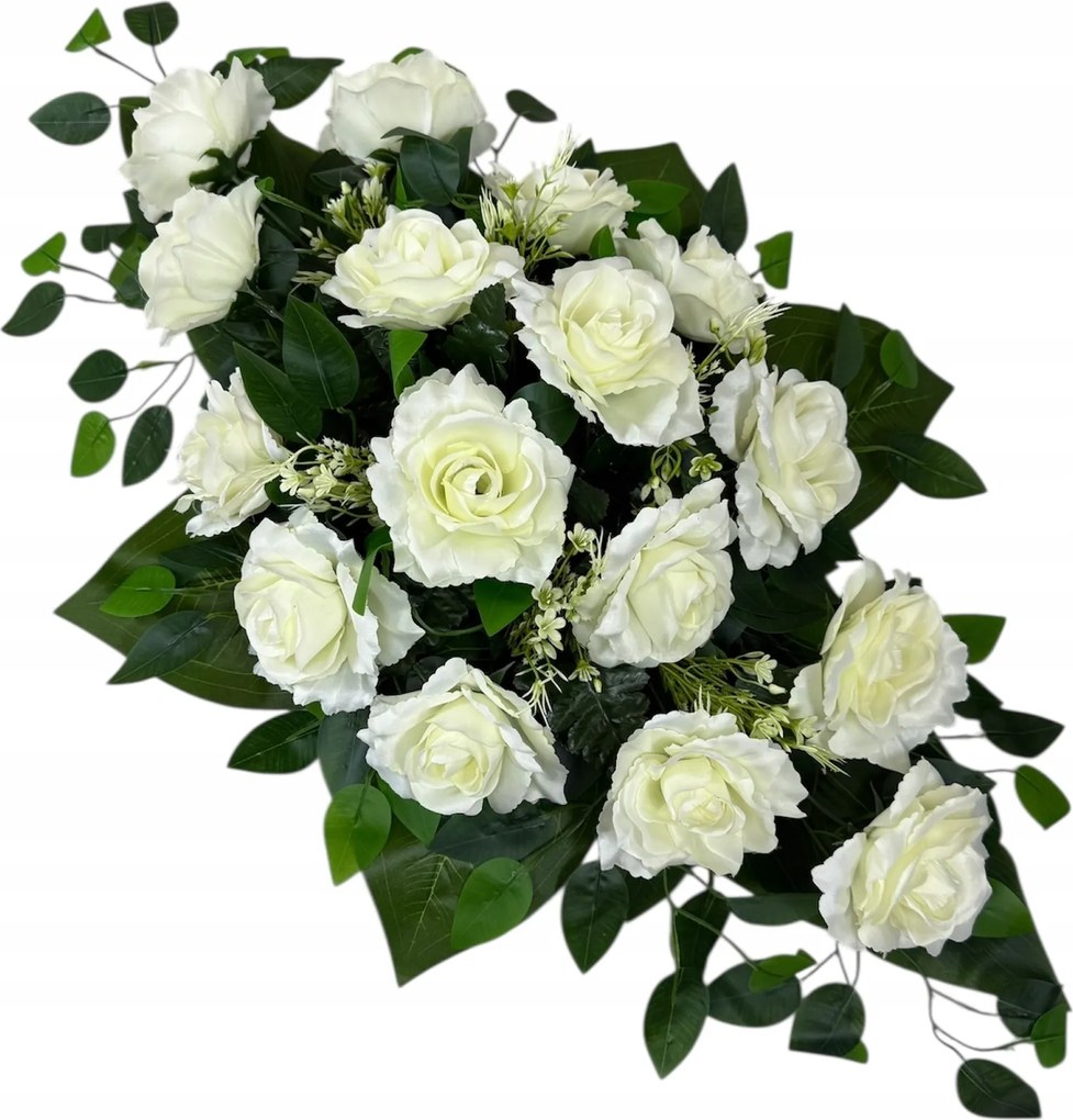 Csokor Nád Kompozíció Sír Temető Művirágok