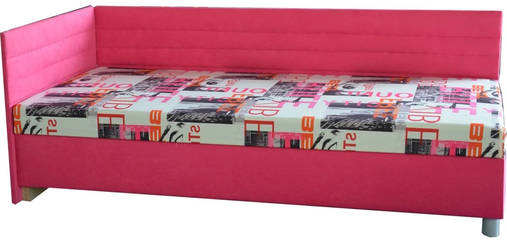 Egyszemélyes ágy (dívány) 90 cm Emil 2 (habszivacs matraccal) (B). 774237