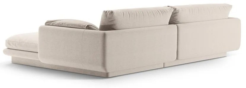 Bézs sarokkanapé (bal oldali) Torino – Micadoni Home