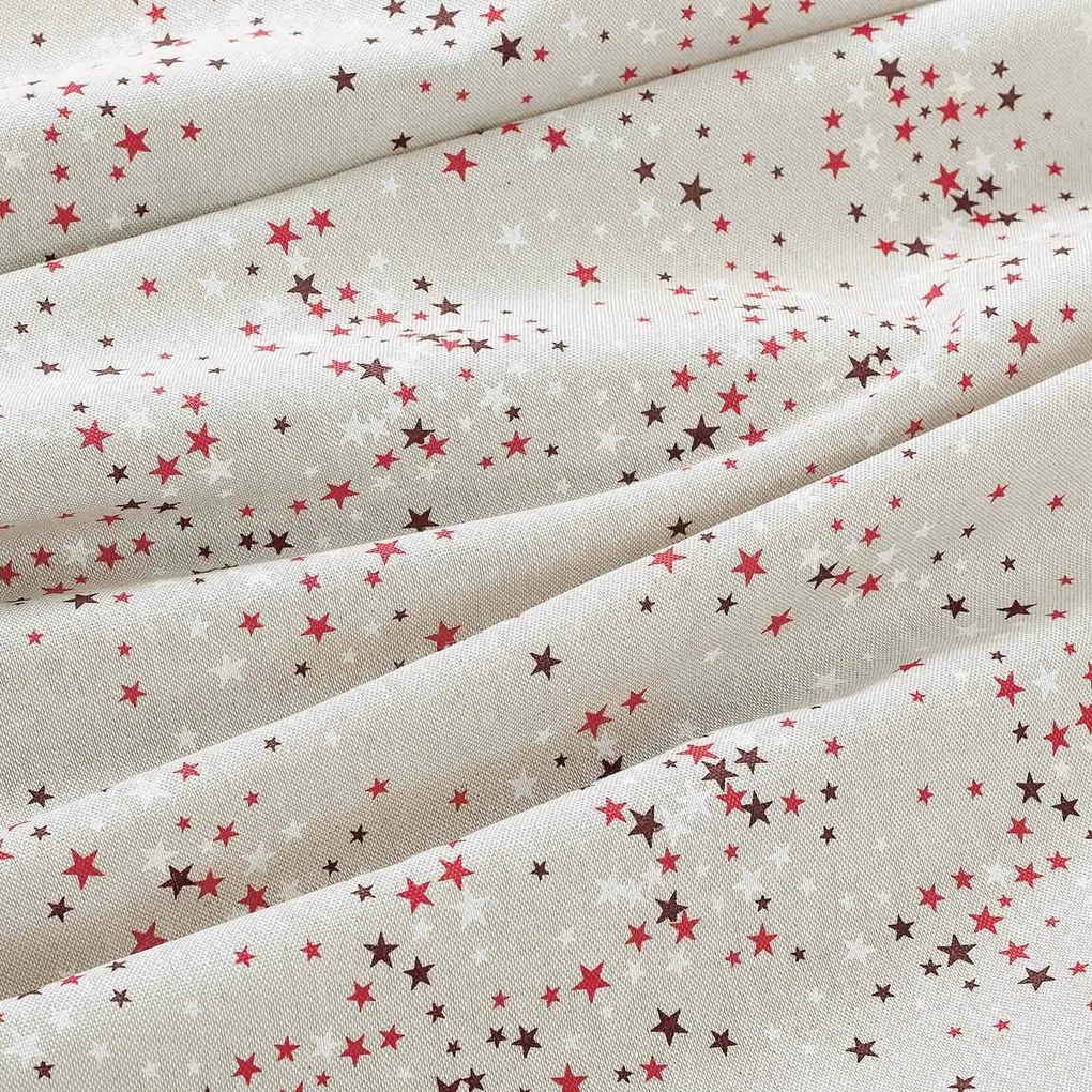 Goldea kör alakú terítő valencia - csillagok natúr alapon Ø 160 cm