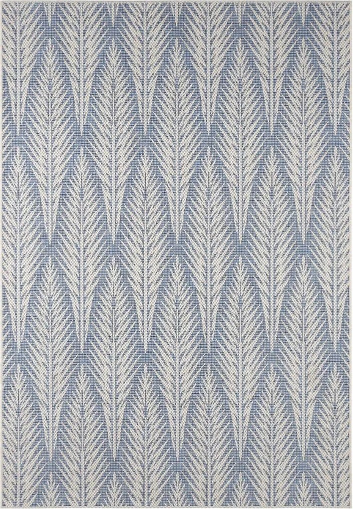 Kültéri szőnyeg teraszra 230x330cm szizál, kék-krém