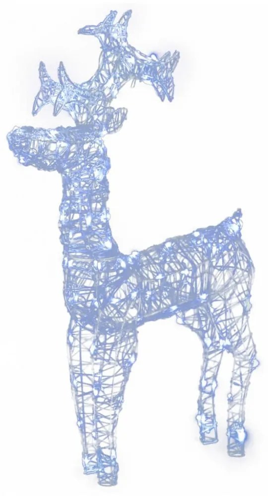 2 db akril karácsonyi rénszarvas dekoráció 60 x 16 x 100 cm