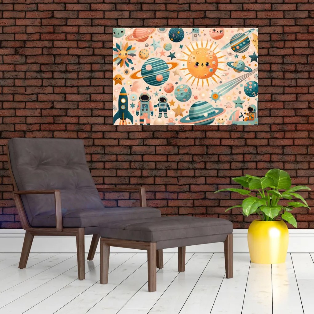 Kép - Darabok az űrből (90x60 cm)