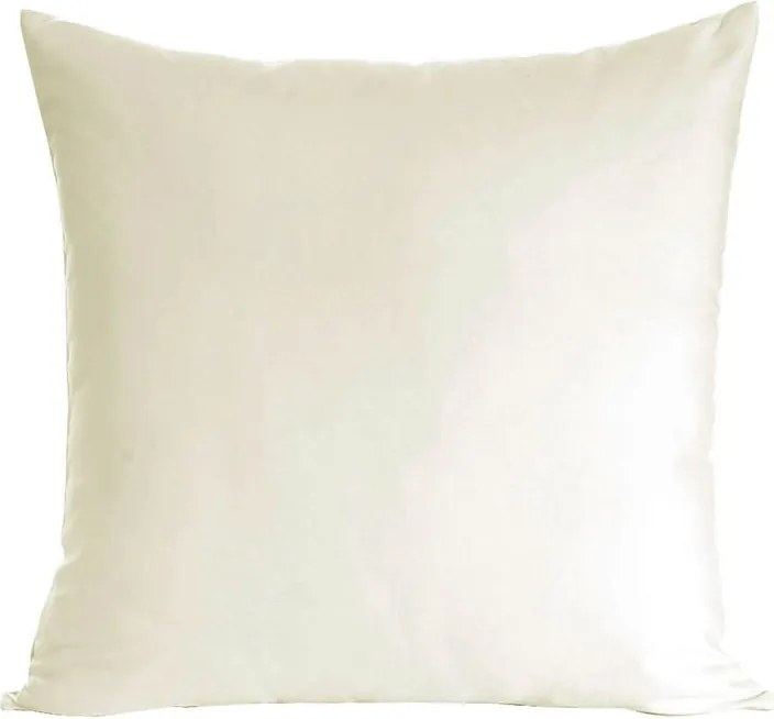 Szatén párnahuzat 40x40 Nova krémszínű