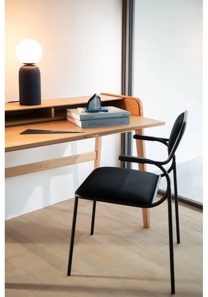 Fekete étkezőszék szett 2 db-os Alba – Zuiver