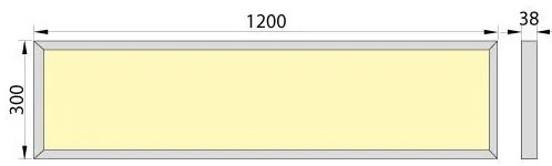 LED  panel OREGA N LINX 120 LED/50W/230V 4000K