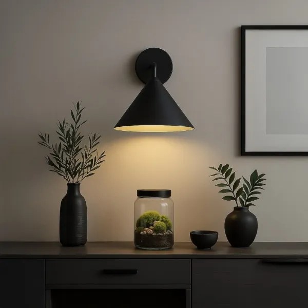 CAPITAL fali lámpa 1xGX53/15W/230V fekete