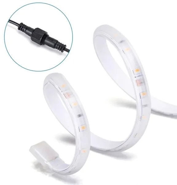 Aigostar - LED dimmelhető napelemes szalag 5W 3,2V 5m 2700K IP65 + távirányító