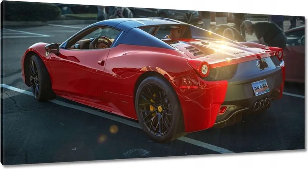 Vászonkép 115x55 Piros Ferrari