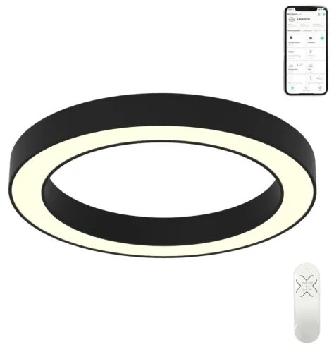 Immax NEO 07210L-LED Dimmelhető lámpa PASTEL LED/68W/230V 95cm fekete Tuya + távirányító