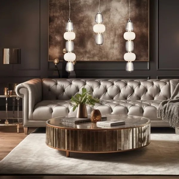 LED Csillár zsinóron CARO LED/40W/230V króm