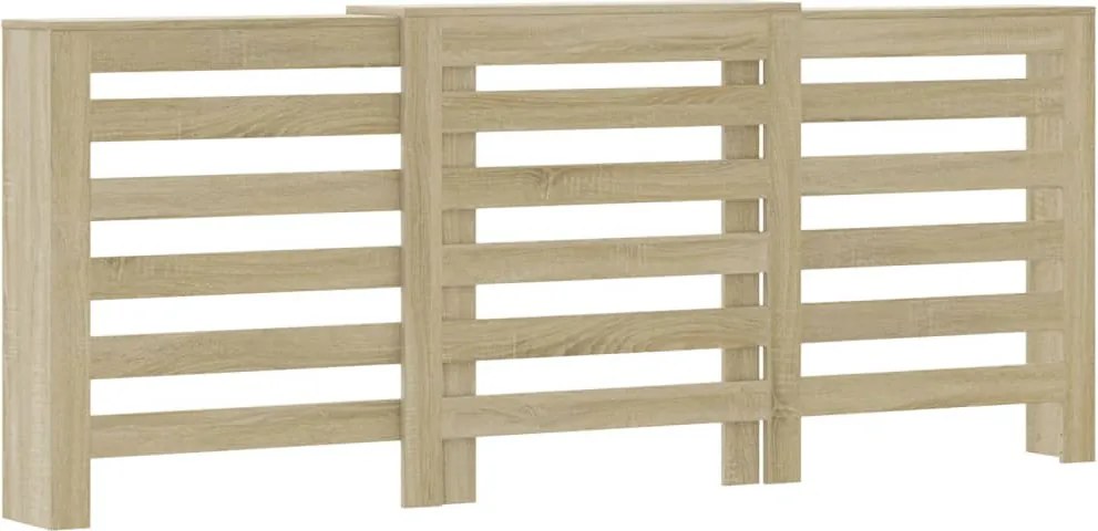 vidaXL sonoma tölgy szerelt fa radiátorburkolat 205 x 21,5 x 83,5 cm