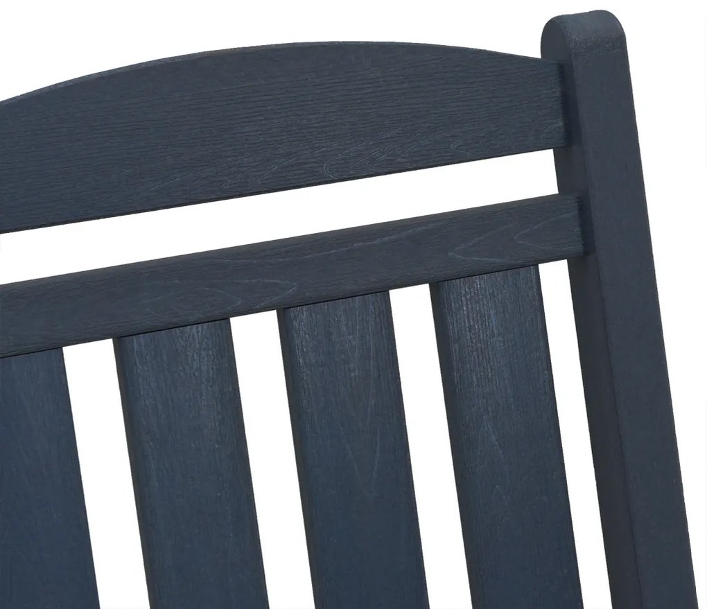 3 Darabos Kert Lounge Szett Tengerészkék HDPE