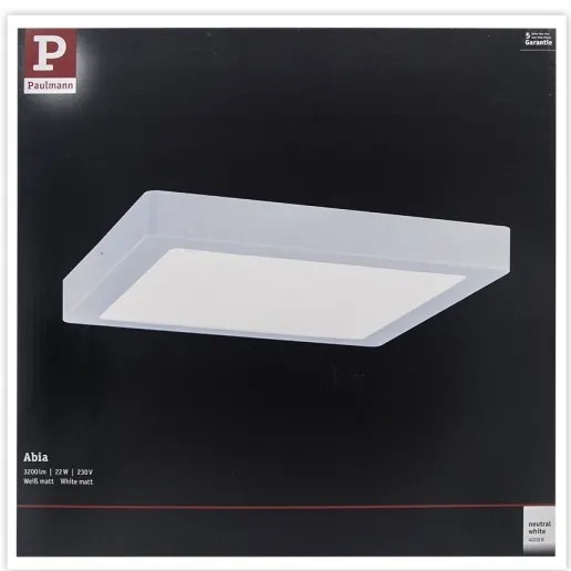 Paulmann 71022 - LED/22W Mennyezeti lámpa ABIA 230V fehér