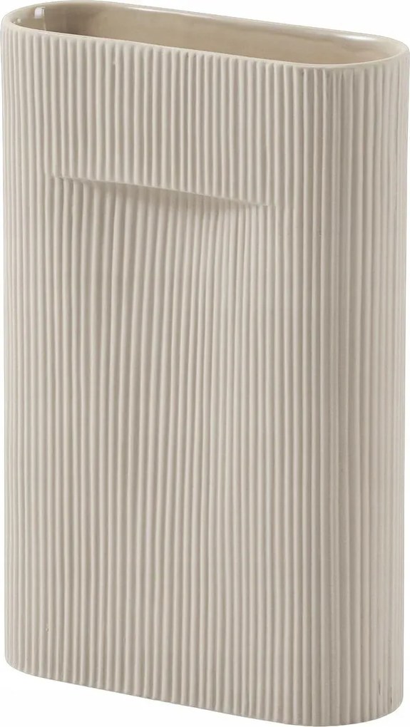 Muuto Ridge Virágváza 35 cm Bézs