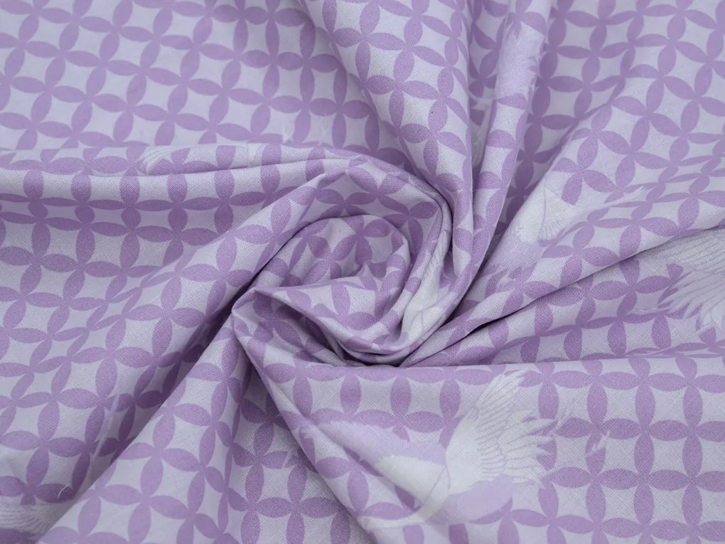 Pamut ágynemű LILAC MEADOW lila Ágyneműhuzat mérete: 70 x 80 cm | 140 x 200 cm