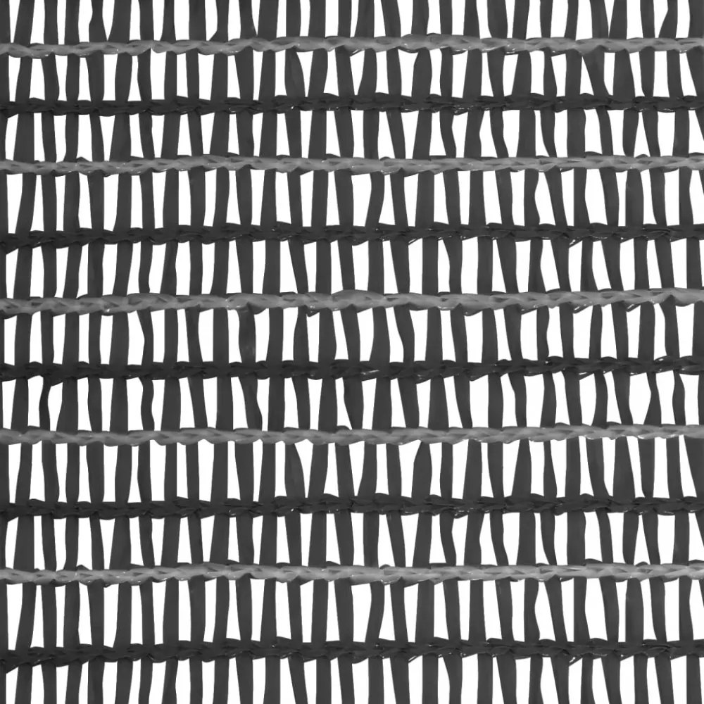 antracitszürke HDPE belátásgátló háló 1 x 10 m 75 g/m²