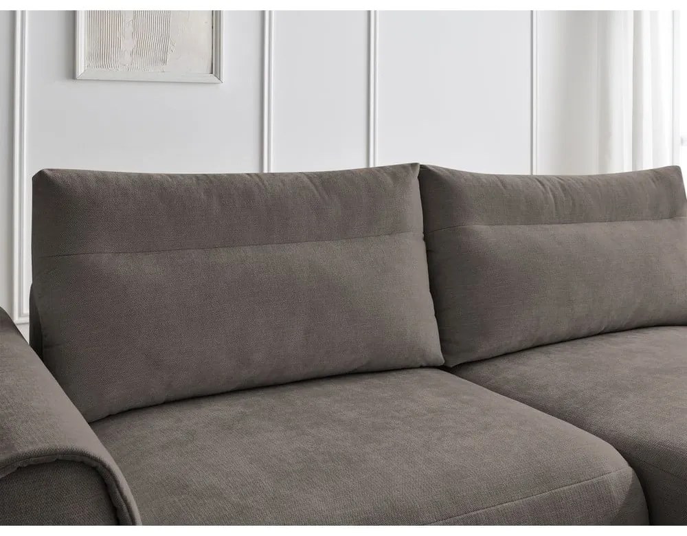 Barna sarokkanapé Aden – Bobochic Paris