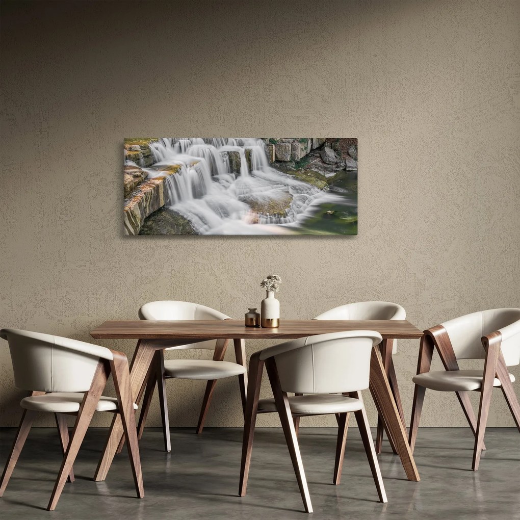 Vízesés képe (120x50 cm)