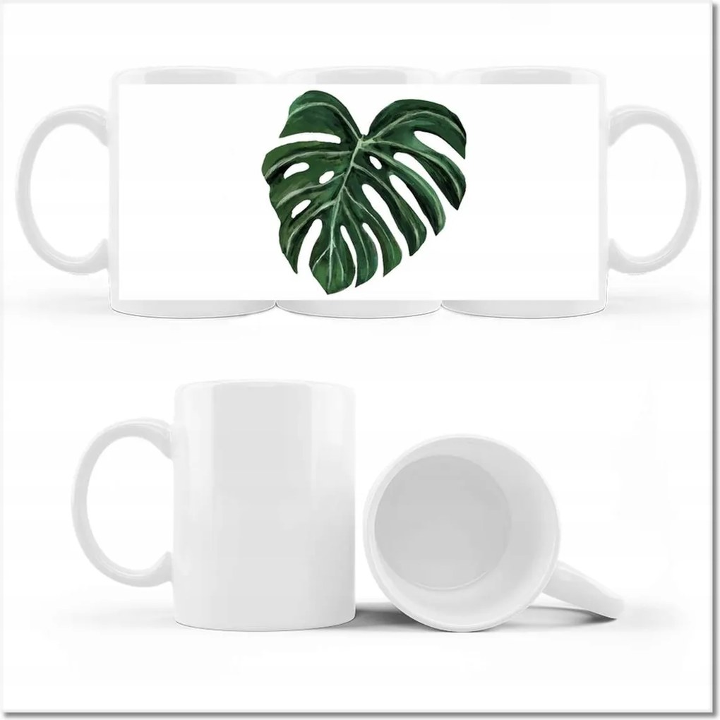 Monster deliciosa Leaf fényképes bögre