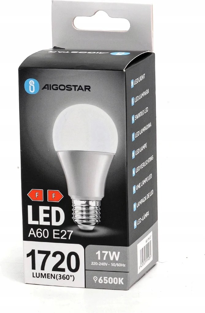 Led izzó E27 17W 1720m SMD2835 Aigostar A60 Cw