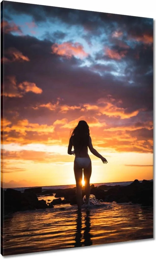 Festmények 70x100 Kilátás Tájkép