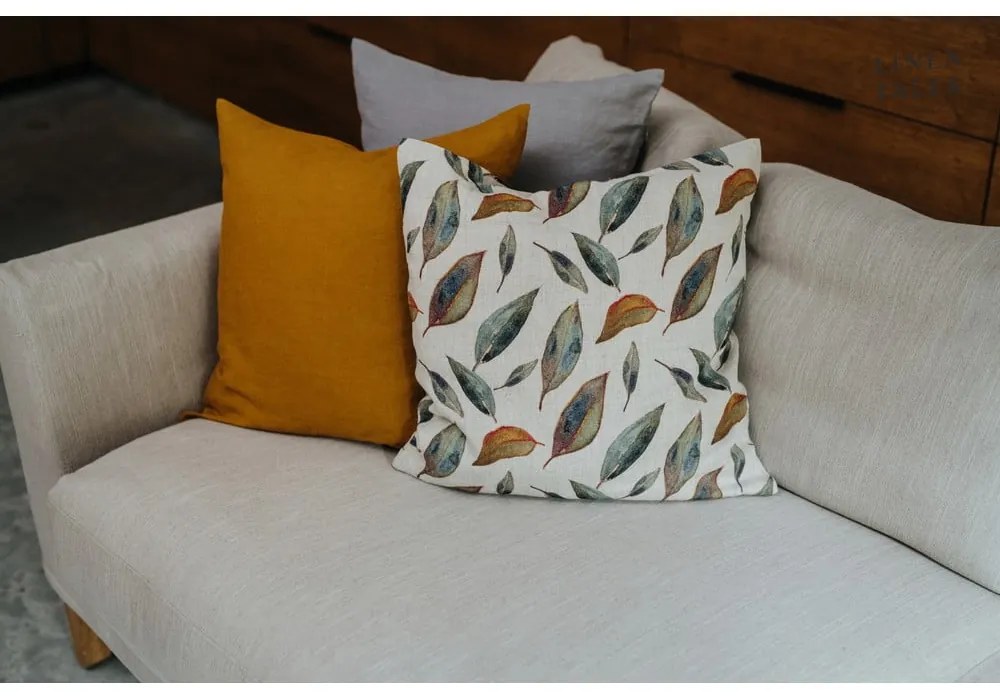 Len párnahuzat 50x50 cm Golden Fall – Linen Tales