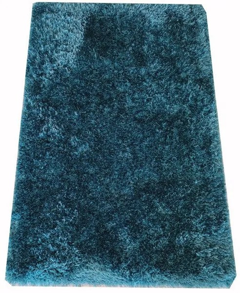 Bíborka Kék Shaggy futószőnyeg 80 x 300 cm