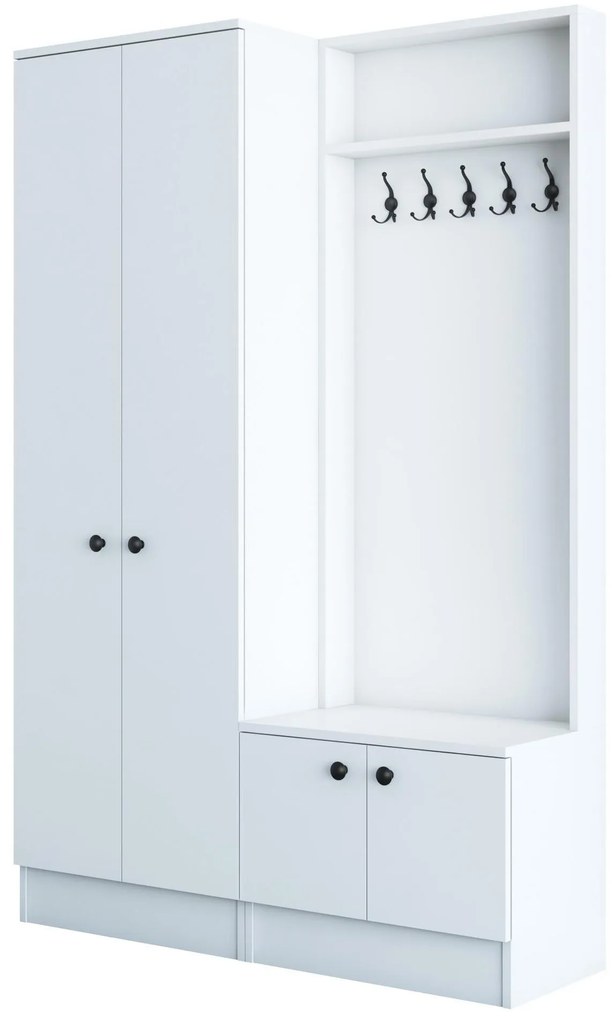 Előszobafal Maui M11 (fehér) . 1102334