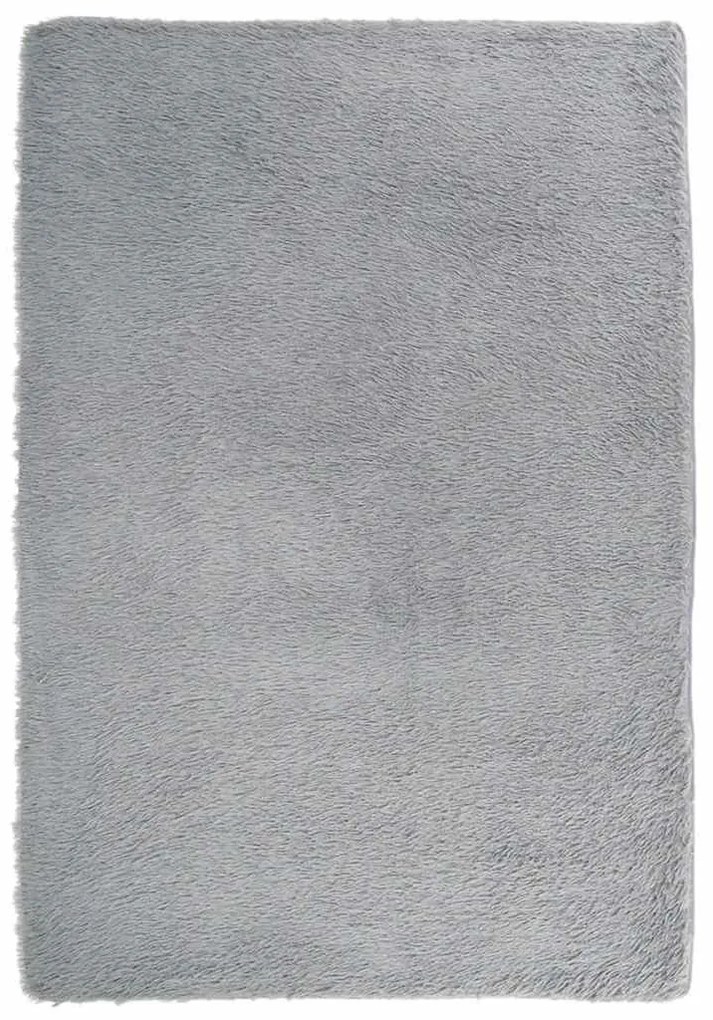 ezüstszürke hosszú szálú NAVARRA bozontos szőnyeg 120x170 cm