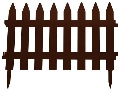Prosperplast GARDEN CLASSIC kerítés 35cm x 3,2m barna
