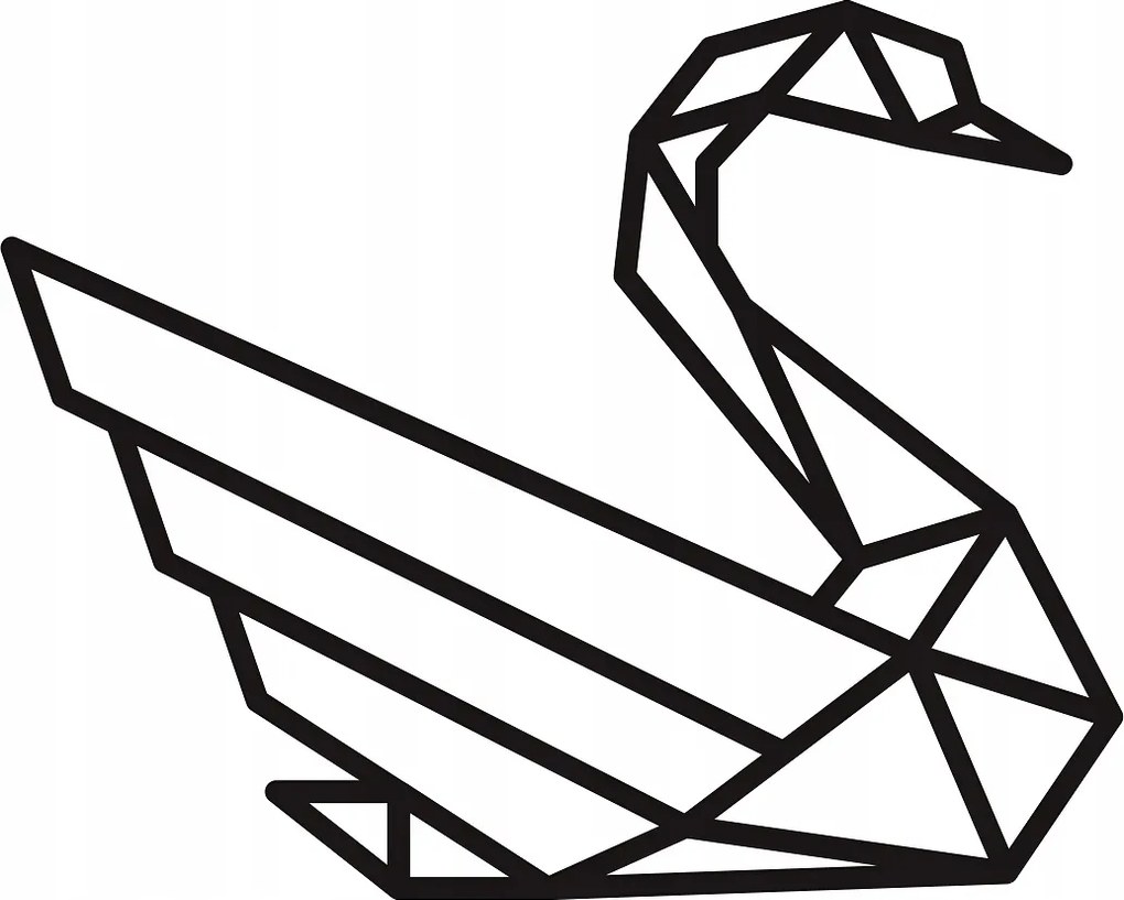 Fali Dekoráció 3D Kép Hattyú nappali