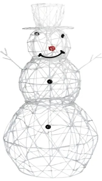 Aigostar-LED Kültéri karácsonyi dekoráció LED/3,6W/31/230V 2700K 90cm IP44 hóember