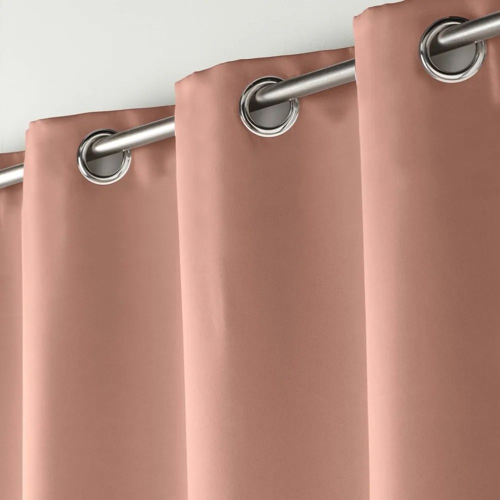 Rózsaszín sötétítő függöny 135x180 cm Occult – douceur d'intérieur