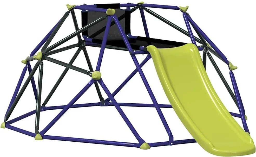 vidaXL Mászó Kupola Kék Acél
