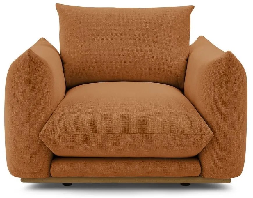 Narancssárga fotel Ernest – Bobochic Paris