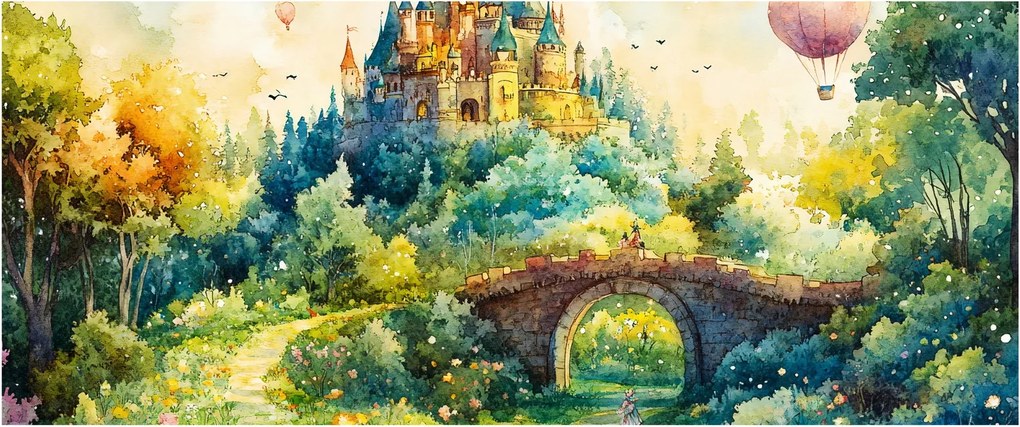 Kép - Mesebeli kastély (120x50 cm)