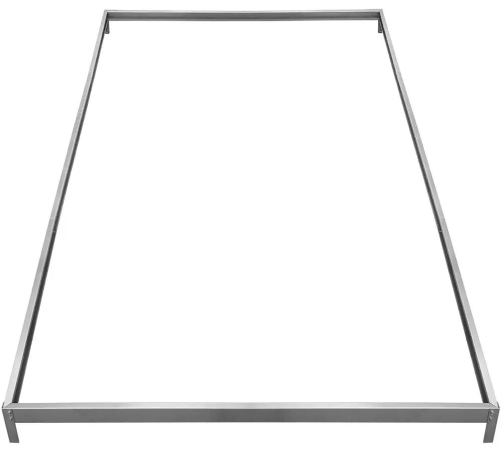 Gardebruk M4 polikarbonát kerti üvegház alappal, 250x190x195cm, átlátszó