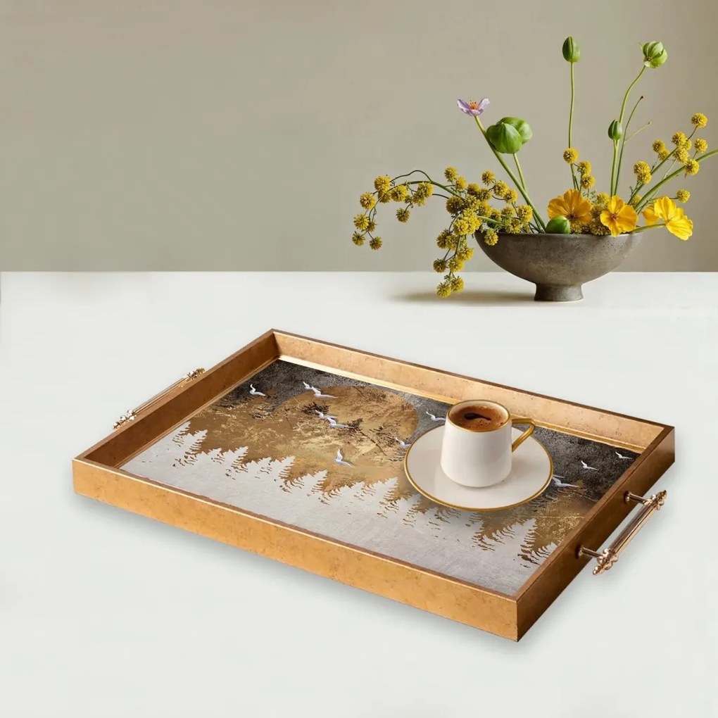 Üveg tálca, 38×24 cm – TPEA9885
