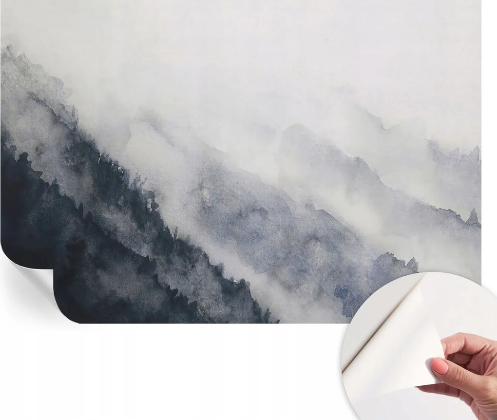 Öntapadós fotótapéta Nappaliba és Hálószobába Hegyi köd 104x70 cm