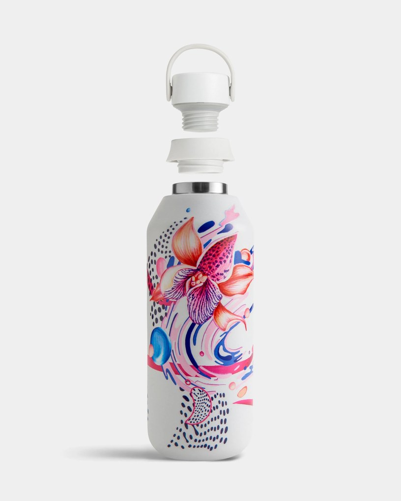 Termoszpalack Chilly's Bottles - Urban Murals, Orchid 500ml, Studio/Series 2 edition