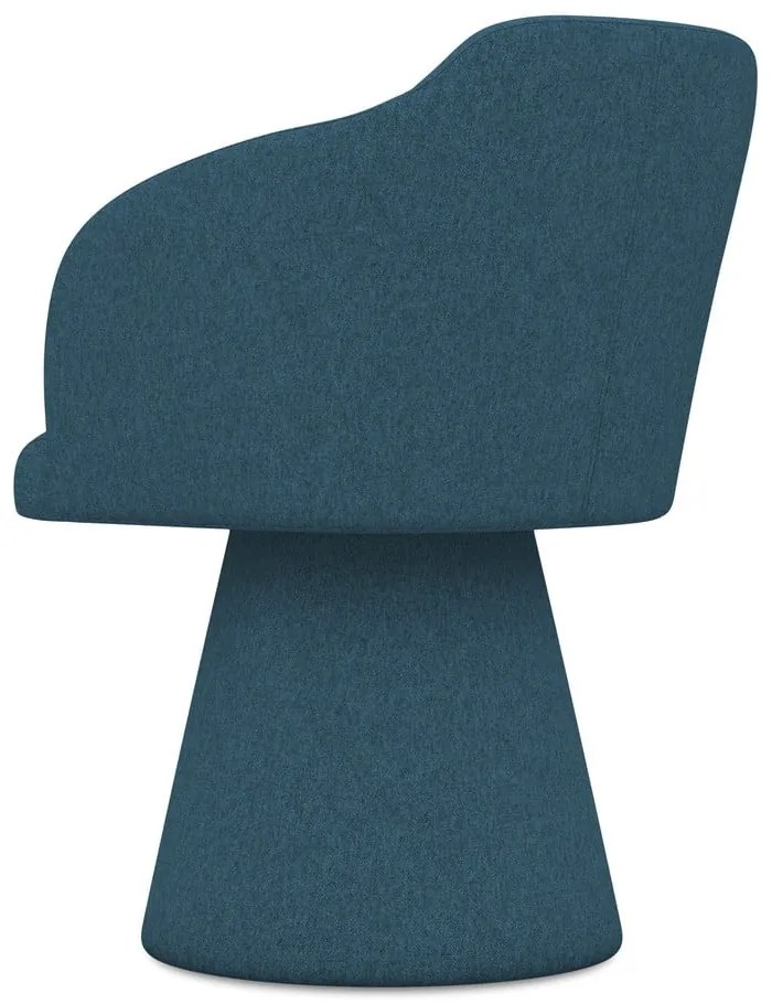 Kék kárpitozott étkezőfotel Kanoa – Makamii