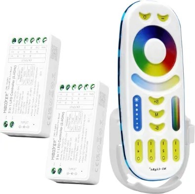 Rgb Led szalag zónavezérlés Rgbw Rgb+cct MiBoxer 2 vezérlő távirányító