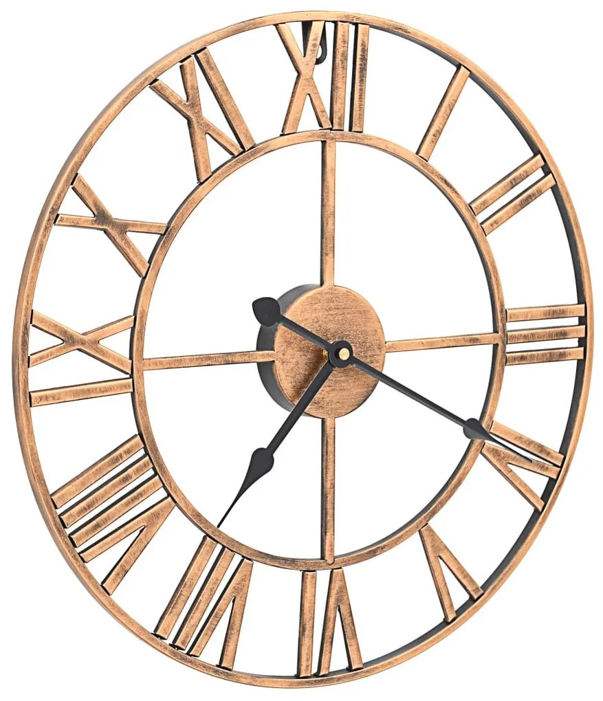 aranyszínű fém falióra 40 cm