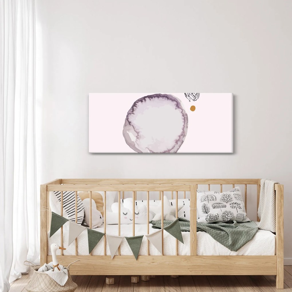 Kép - Lila minimalizmus N⁰4 (120x50 cm)