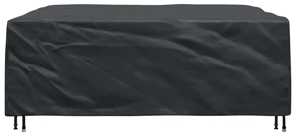 Kültéri bútorhuzat Fekete 200 x 190 x 85 cm 210D
