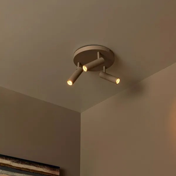 Lucide 22974/13/41 - GRADO spotlámpa 3xGU10/12W/230V bézs