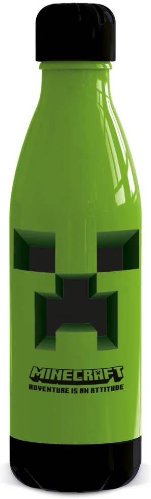 Minecraft Attitude műanyag kulacs csavaros kupakkal 660 ml