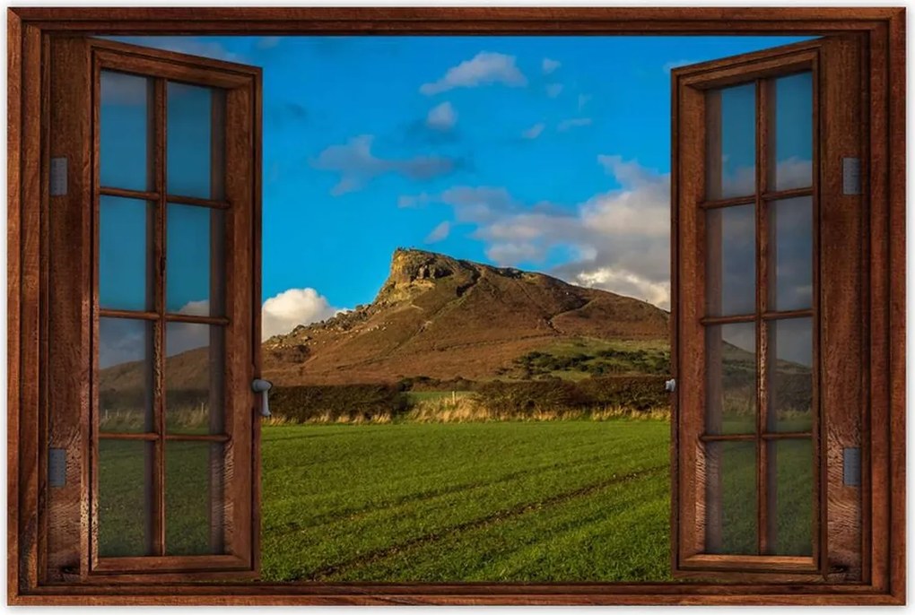 Poszterek 90x60 Kilátás a rétről Hegy