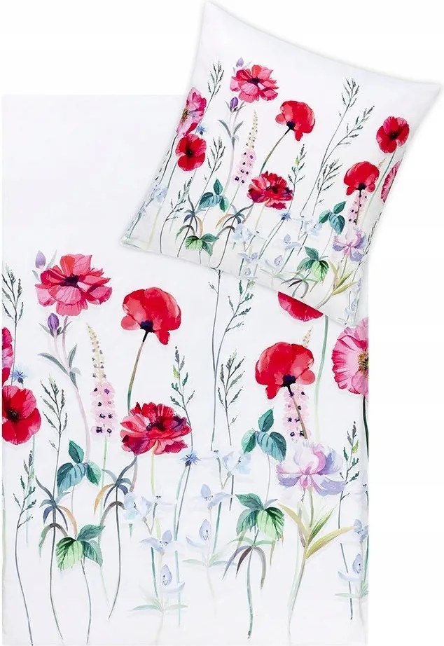 Szatén ágyneműhuzat 155x200 cm Christy 4824/460 rot